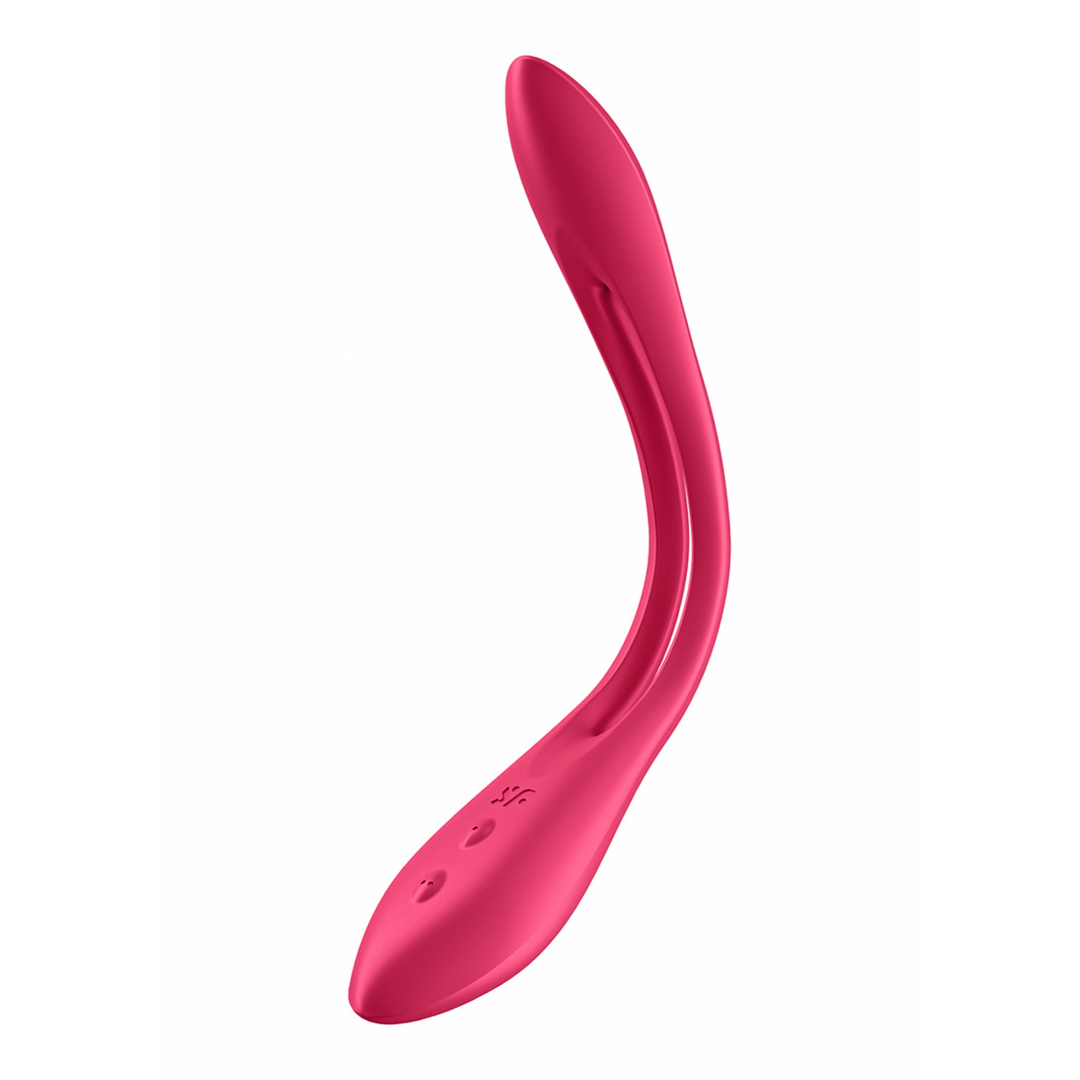 Satisfyer Elastic Joy - Buigbare Multifunctionele Massager - Rood (4061504007595)