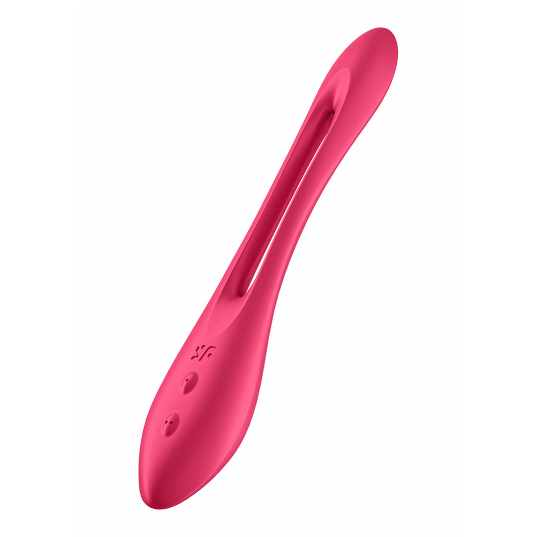 Satisfyer Elastic Joy - Buigbare Multifunctionele Massager - Rood (4061504007595)
