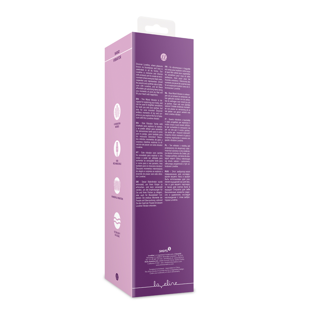 Loveline by shots Wand Vibrator - Purpleberry (8714273049117)
