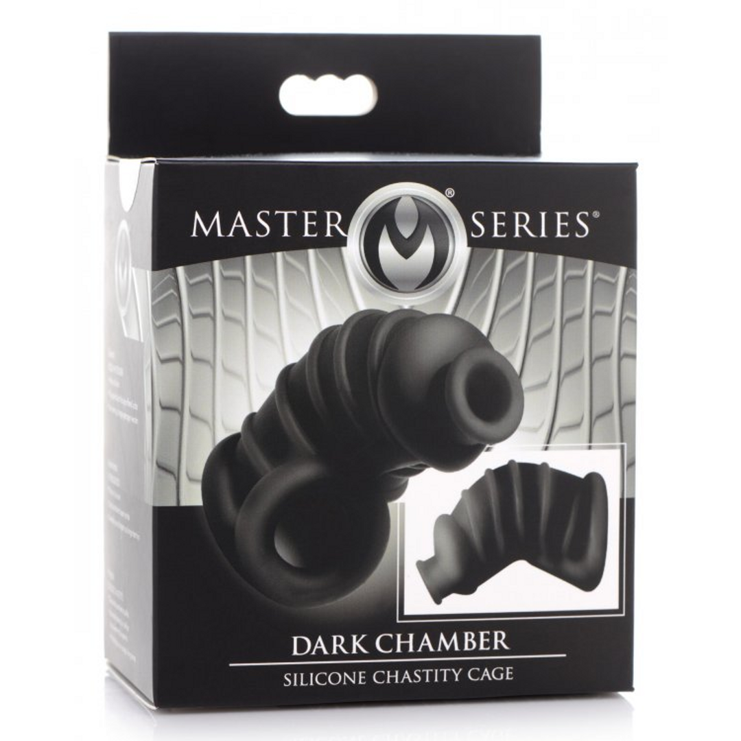 Xr brands Donkere Kamer - Silicone Chastity Cage (848518043528)