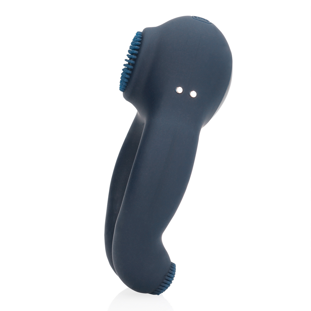 Loveline by shots Vibrerende Cockring met Clitoris Stimulatie - Indigo Blauw (8714273044914)