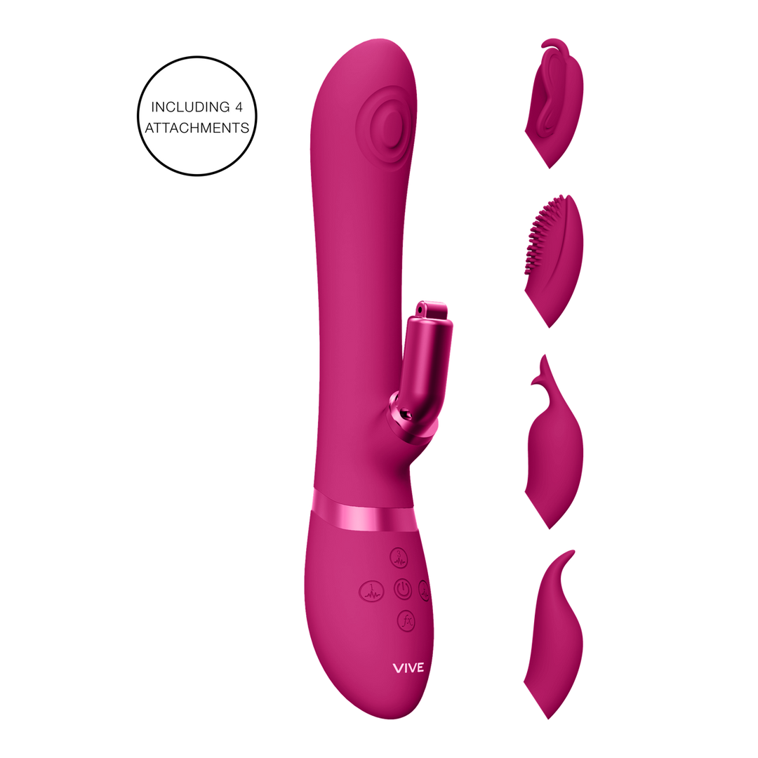 Vive by shots Etsu - Pulse Wave G-Spot Rabbit Clitoral Stimulator - Roze (7423522537589)