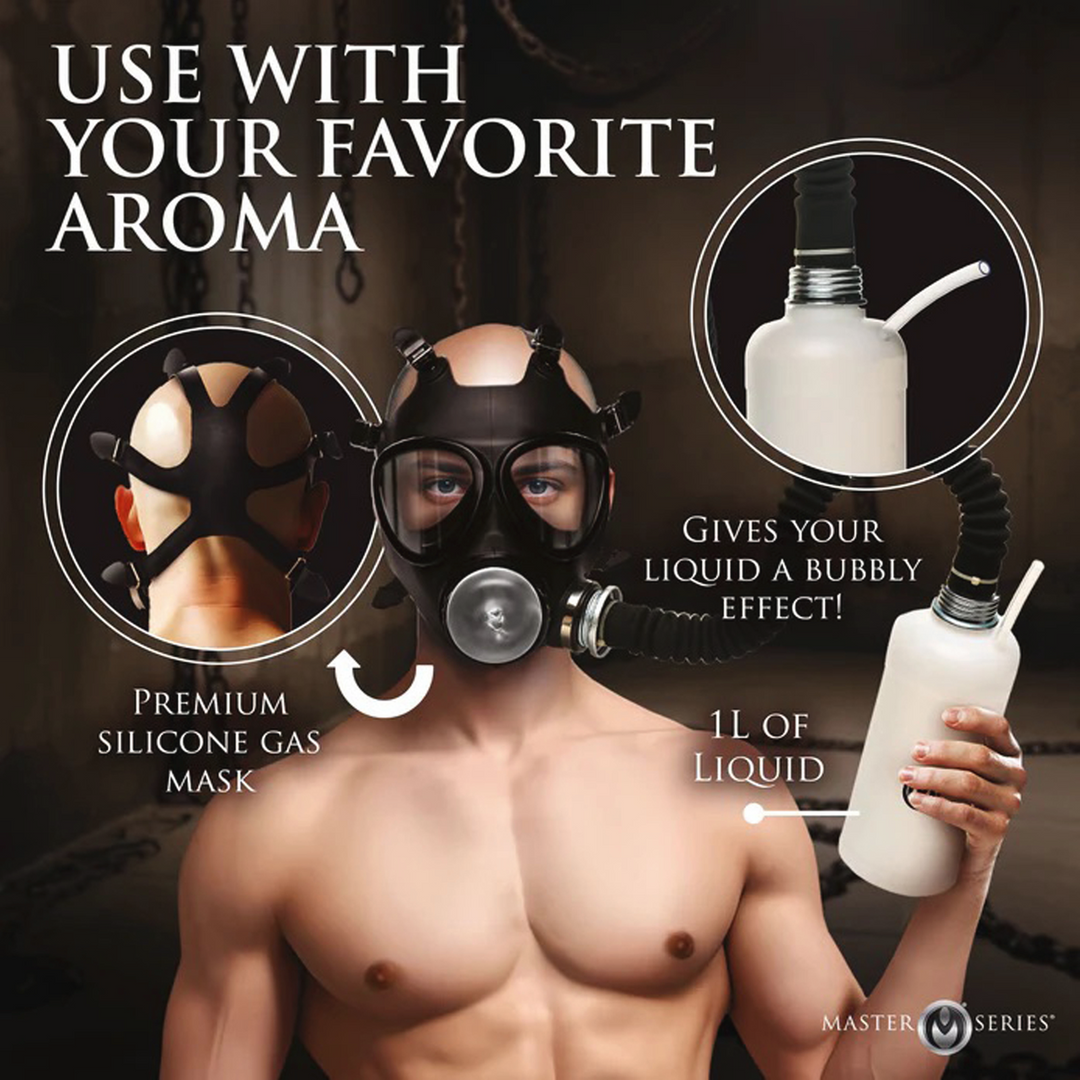 Xr brands Overload - Stroker Gas Mask Kit - Zwart (848518058270)