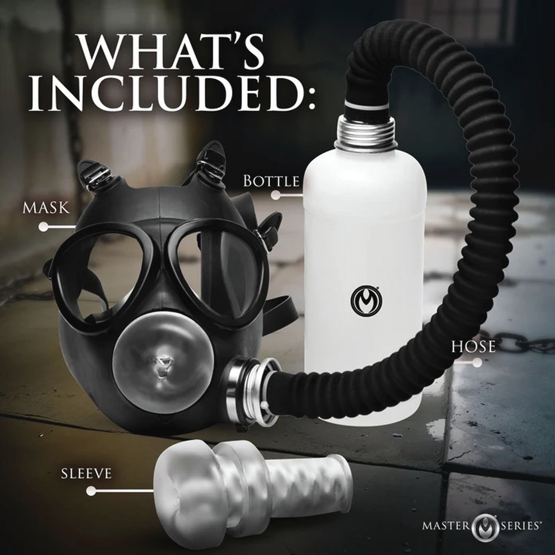 Xr brands Overload - Stroker Gas Mask Kit - Zwart (848518058270)