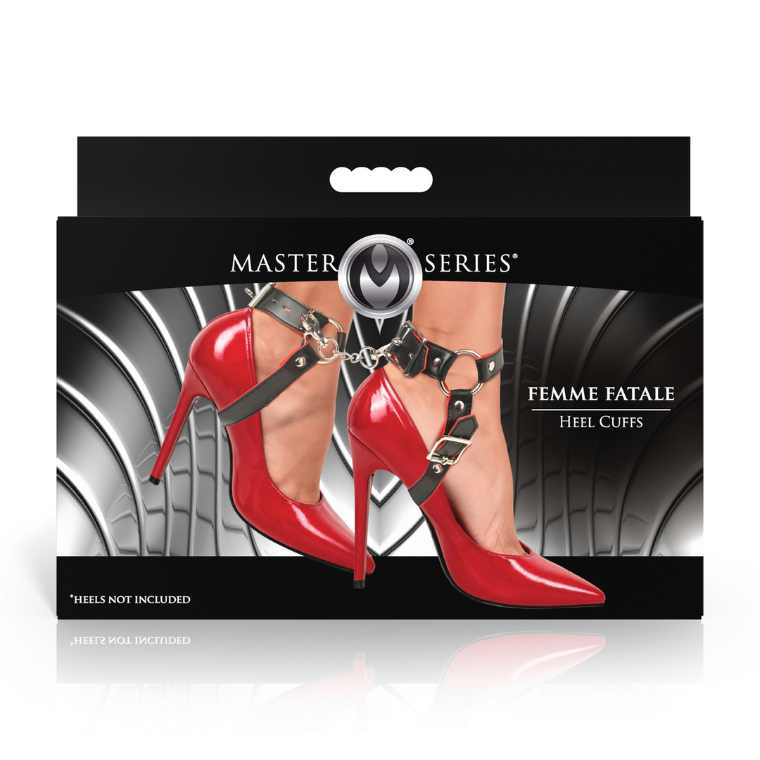 Xr brands Femme Fatale - Hakmanchetten - Zwart/Rood (848518058577)