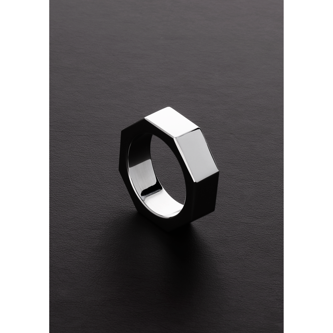 Steel by shots NUT Cockring - 0,6 x 0,2 x 45 / 15 x 6 x 45 mm (8714273781369)