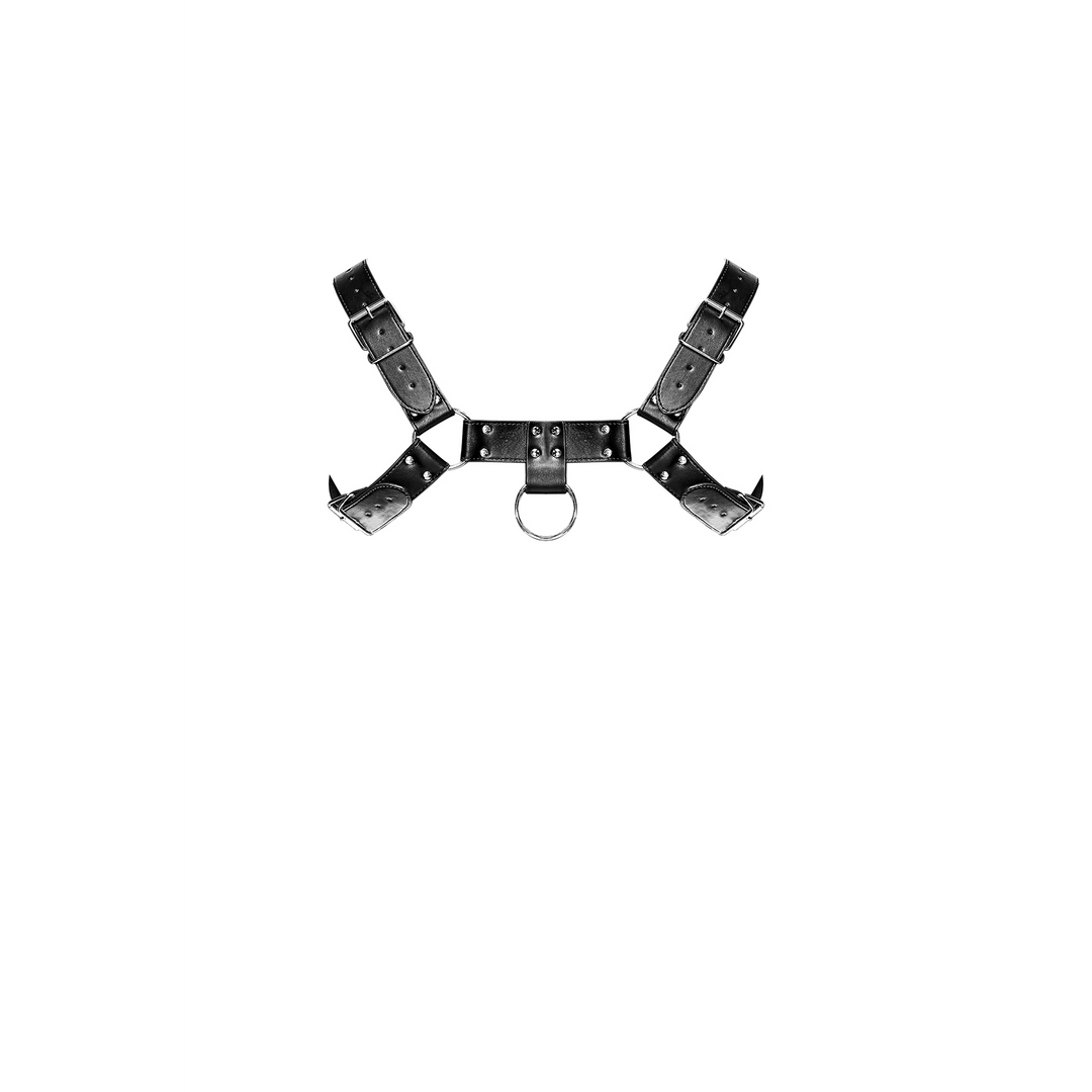 Male power Ram - Imitatie Leer Harnas - One Size - Zwart (845830085946)