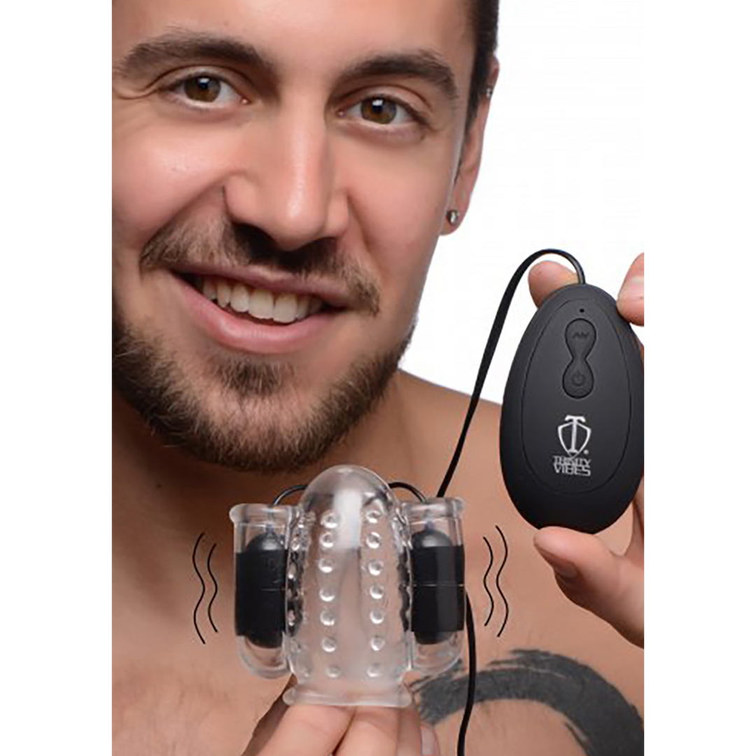 Xr brands Deluxe Dual Vibrating Head Teaser (848518043054)