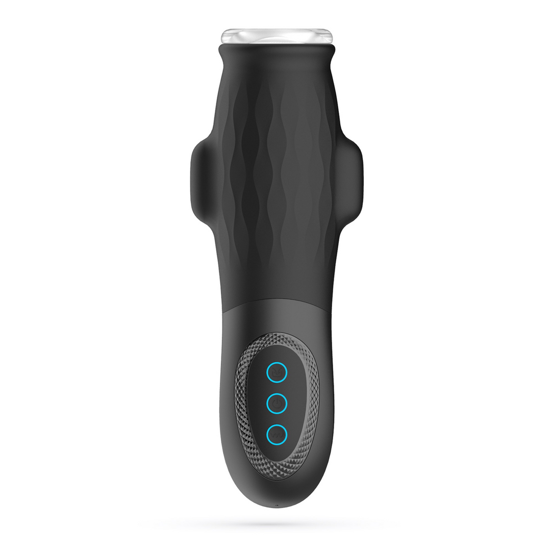 Crushious Gargantua - Suction Masturbator with Removable Sleeve and Lubricant - 0.3 fl oz / 10 ml (7403254161047)