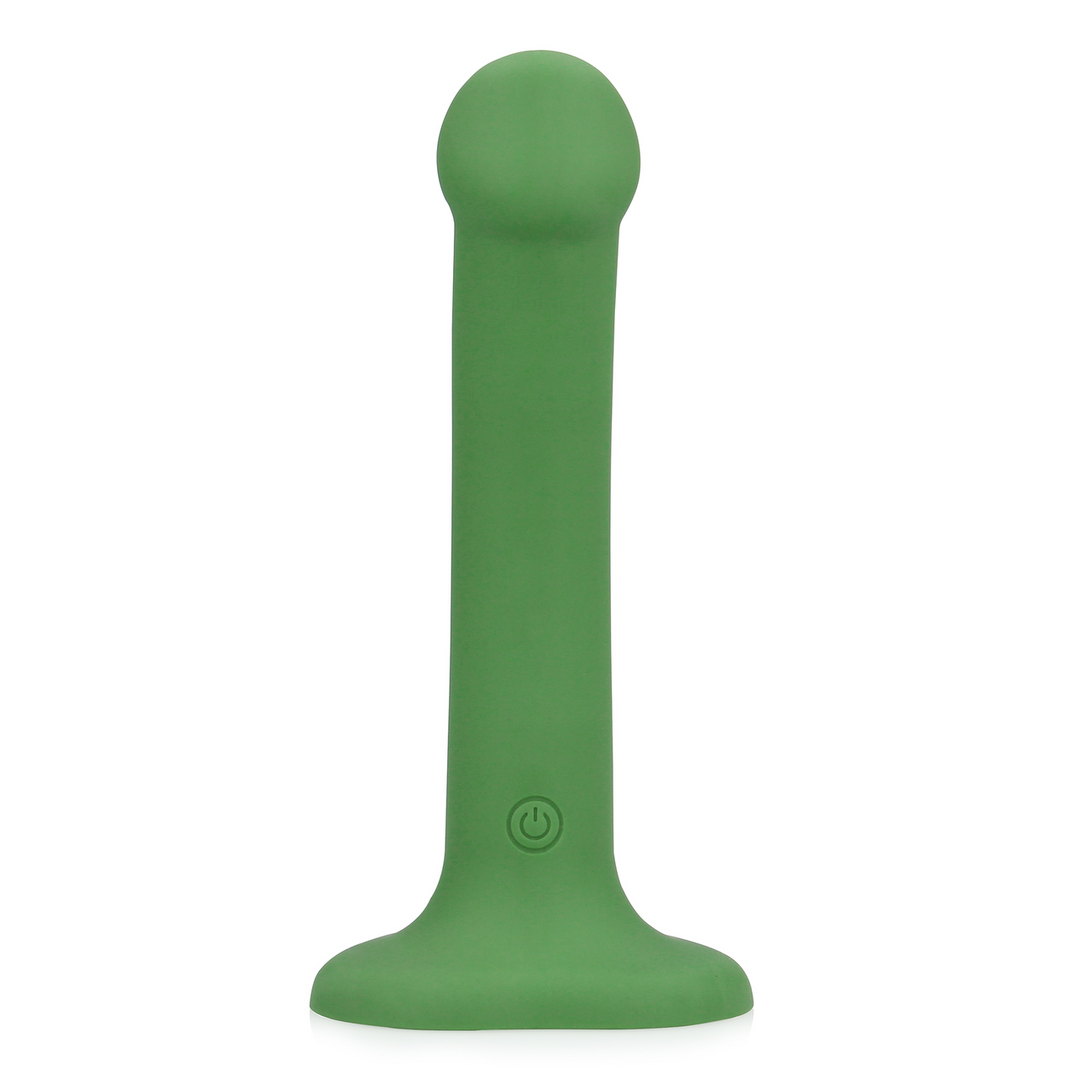 Loveline by shots Niet-Falisch Vibrerende Dildo - Klein - Bosgroen (8714273044952)