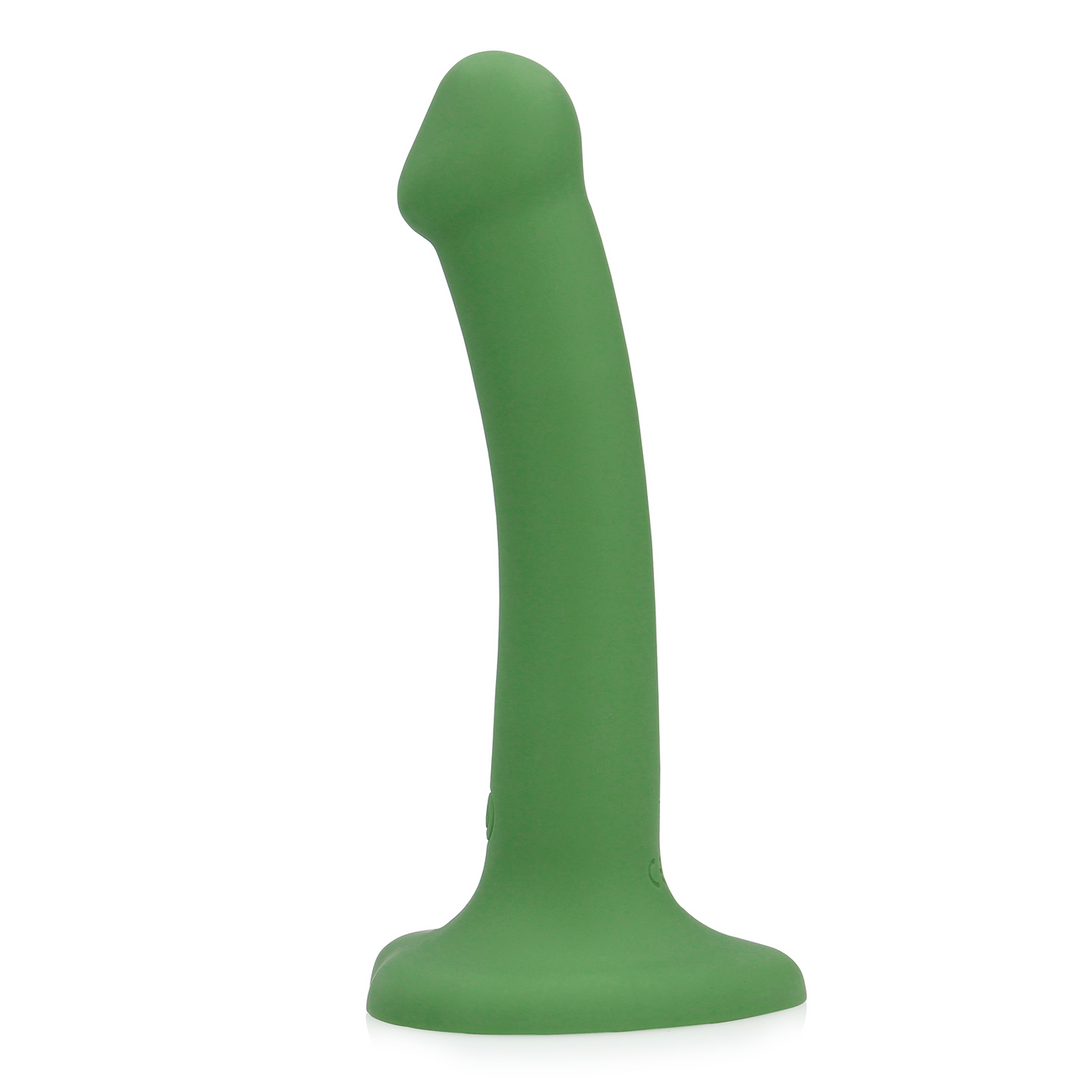 Loveline by shots Niet-Falisch Vibrerende Dildo - Klein - Bosgroen (8714273044952)