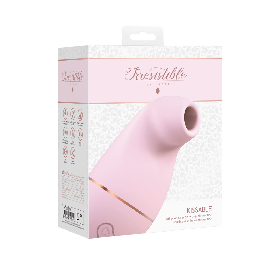 Irresistible by shots Kissable - Zuig Vibrator (8714273549334)