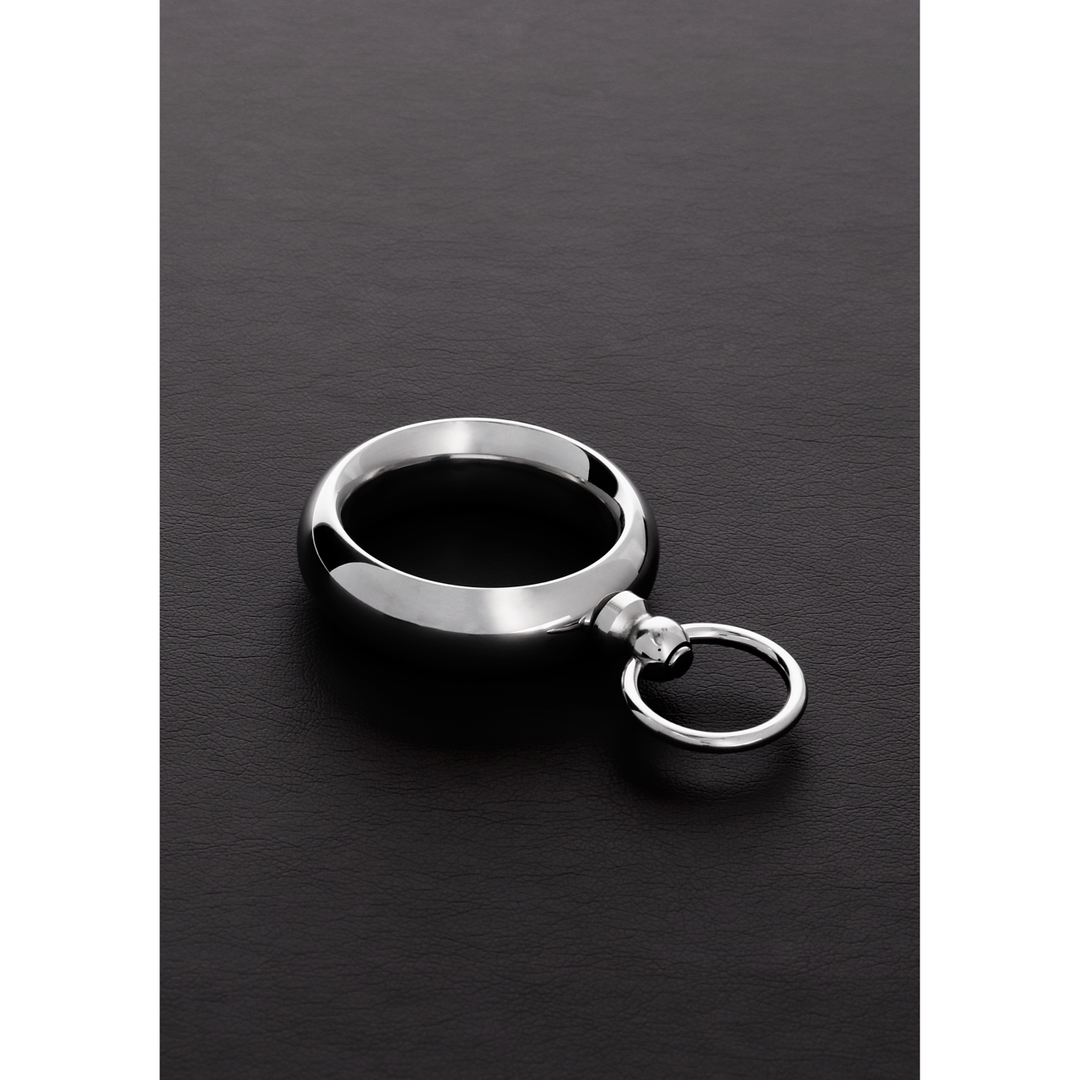 Steel by shots Donut Ring met O-ring - 0,6 x 0,3 x 45 / 15 x 8 x 45 mm (8714273781468)
