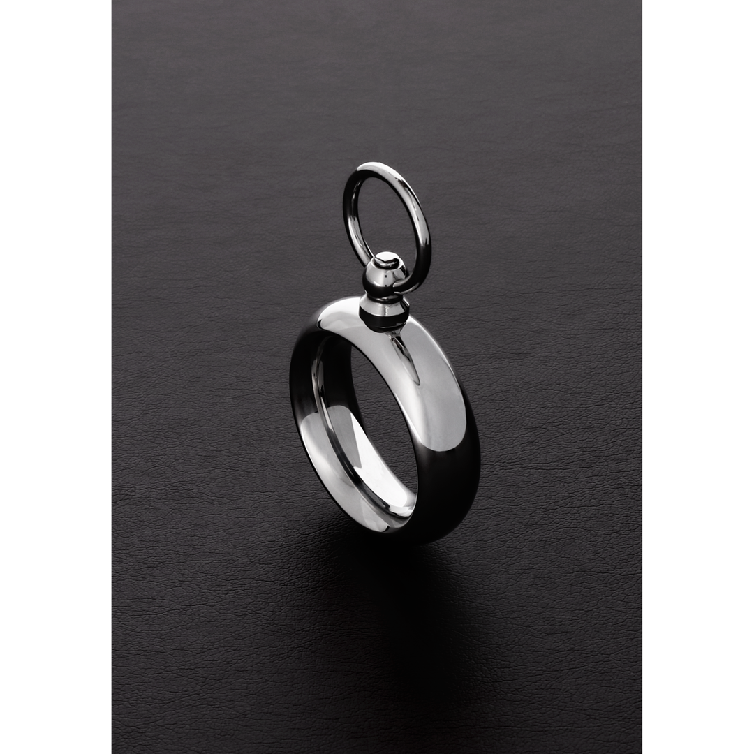 Steel by shots Donut Ring met O-ring - 0,6 x 0,3 x 45 / 15 x 8 x 45 mm (8714273781468)