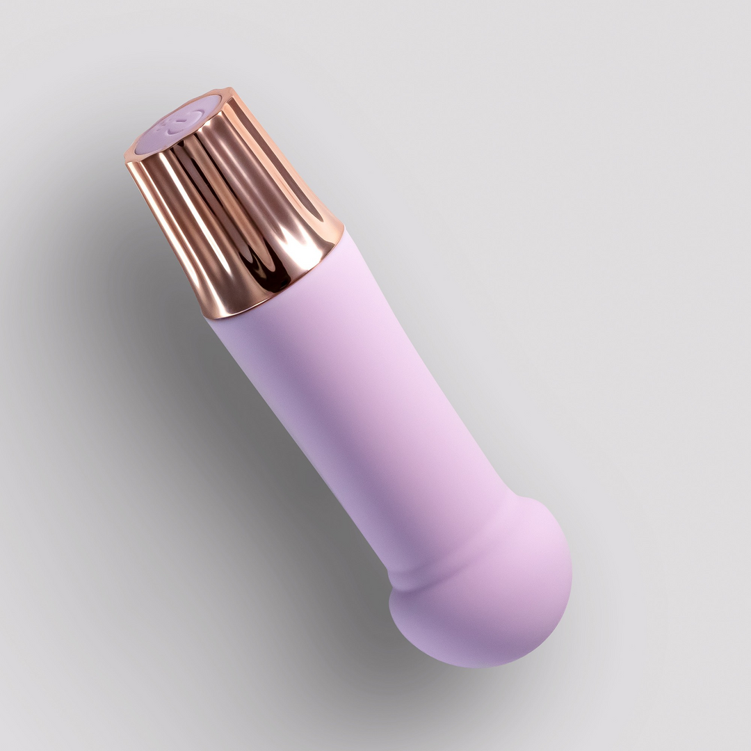 Crushious Mellow Puff - Mini Wand Vibrator - Lavendel (7403254161337)