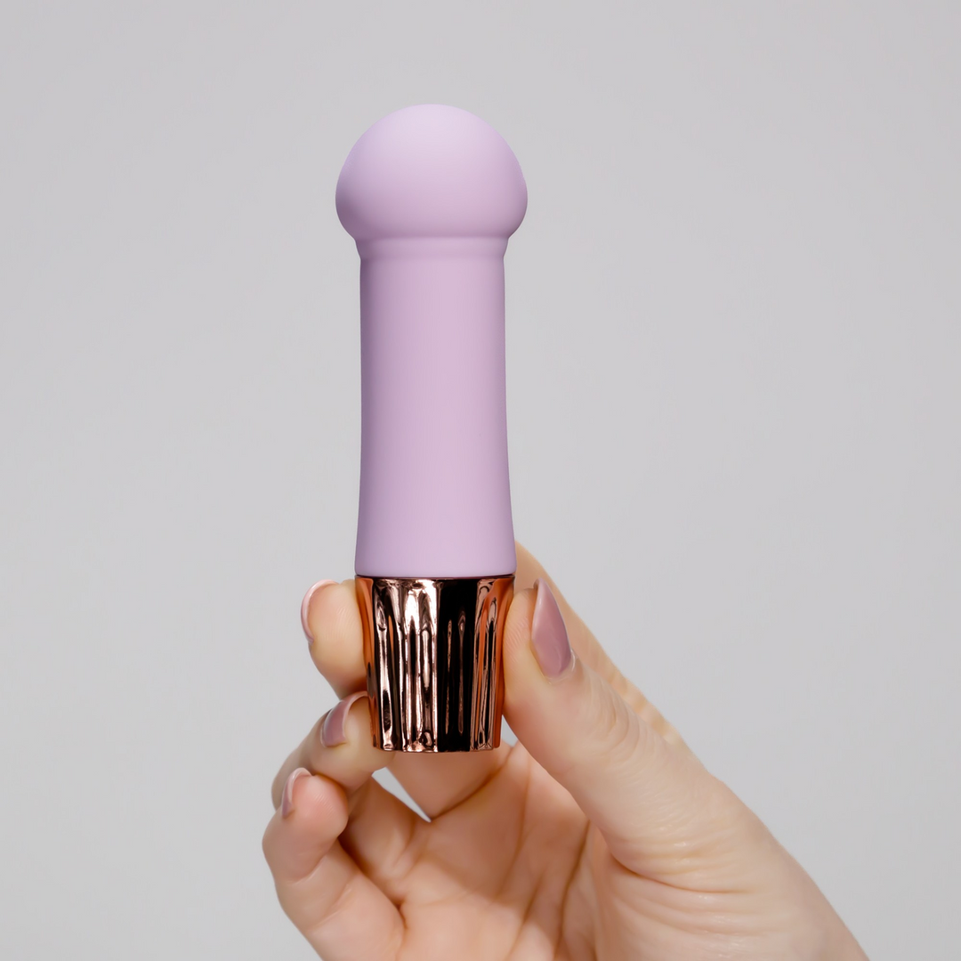 Crushious Mellow Puff - Mini Wand Vibrator - Lavendel (7403254161337)