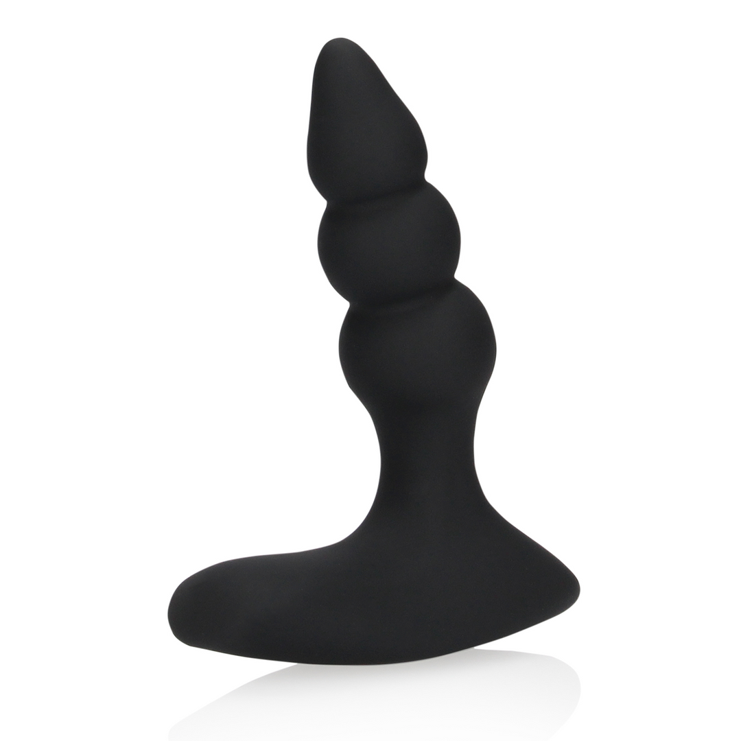 Loveline by shots Beaded Vibrerende Anale Plug met Afstandsbediening - Zoethout Zwart (8714273049032)