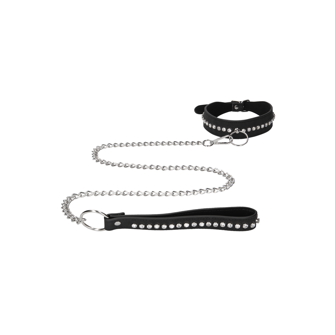 Ouch! by shots Diamanten Halsband met Leash (7423522543566)