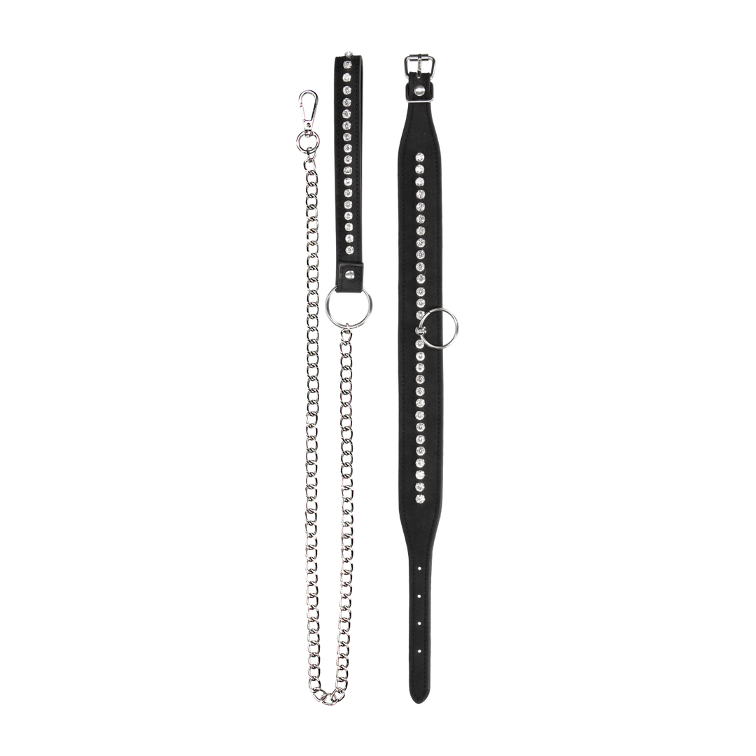 Ouch! by shots Diamanten Halsband met Leash (7423522543566)