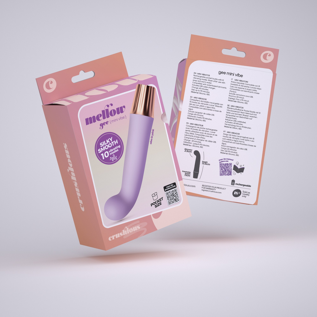 Crushious Mellow Gee - Mini G-Spot Vibrator - Lavendel (7403254161252)