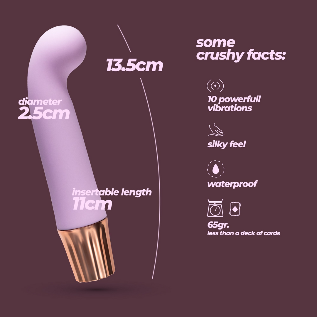 Crushious Mellow Gee - Mini G-Spot Vibrator - Lavendel (7403254161252)