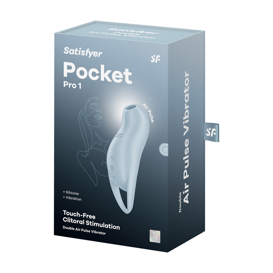 Satisfyer Pocket Pro 1 - Blauw (4061504045160)