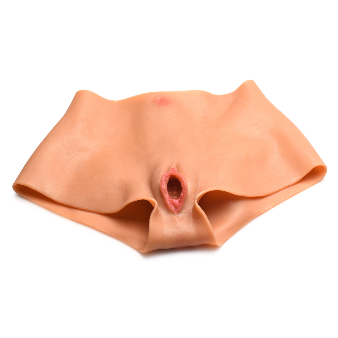Xr brands Pussy Panties - Siliconen Vagina en Ass Panties - L (848518052308)