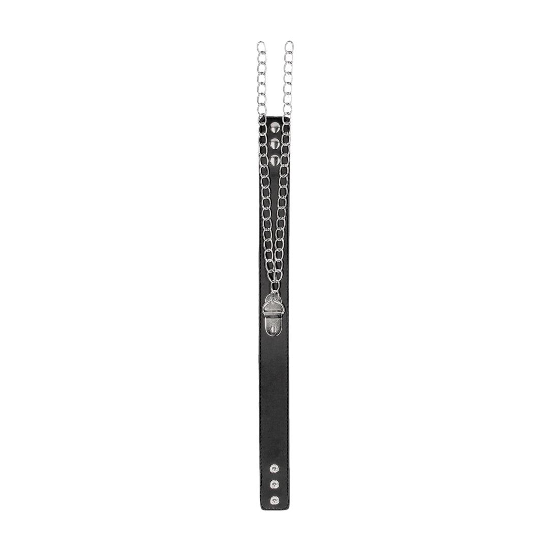 Ouch! by shots Gebonden Leren Halsband met Handboeien (7423522575505)