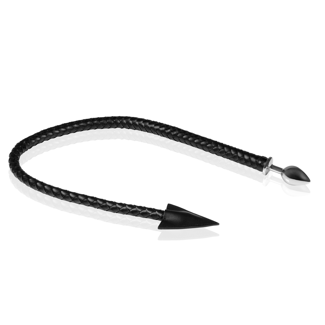 Ouch! by shots Metaal Anal Plug Devil's Tail - Zwart (8714273048042)