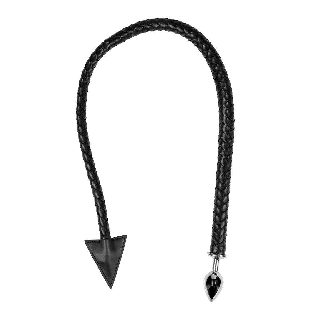 Ouch! by shots Metaal Anal Plug Devil's Tail - Zwart (8714273048042)