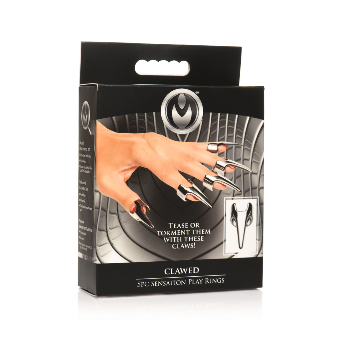 Xr brands Clawed - Sensation Play Ringen - 5 Stuks (848518052520)