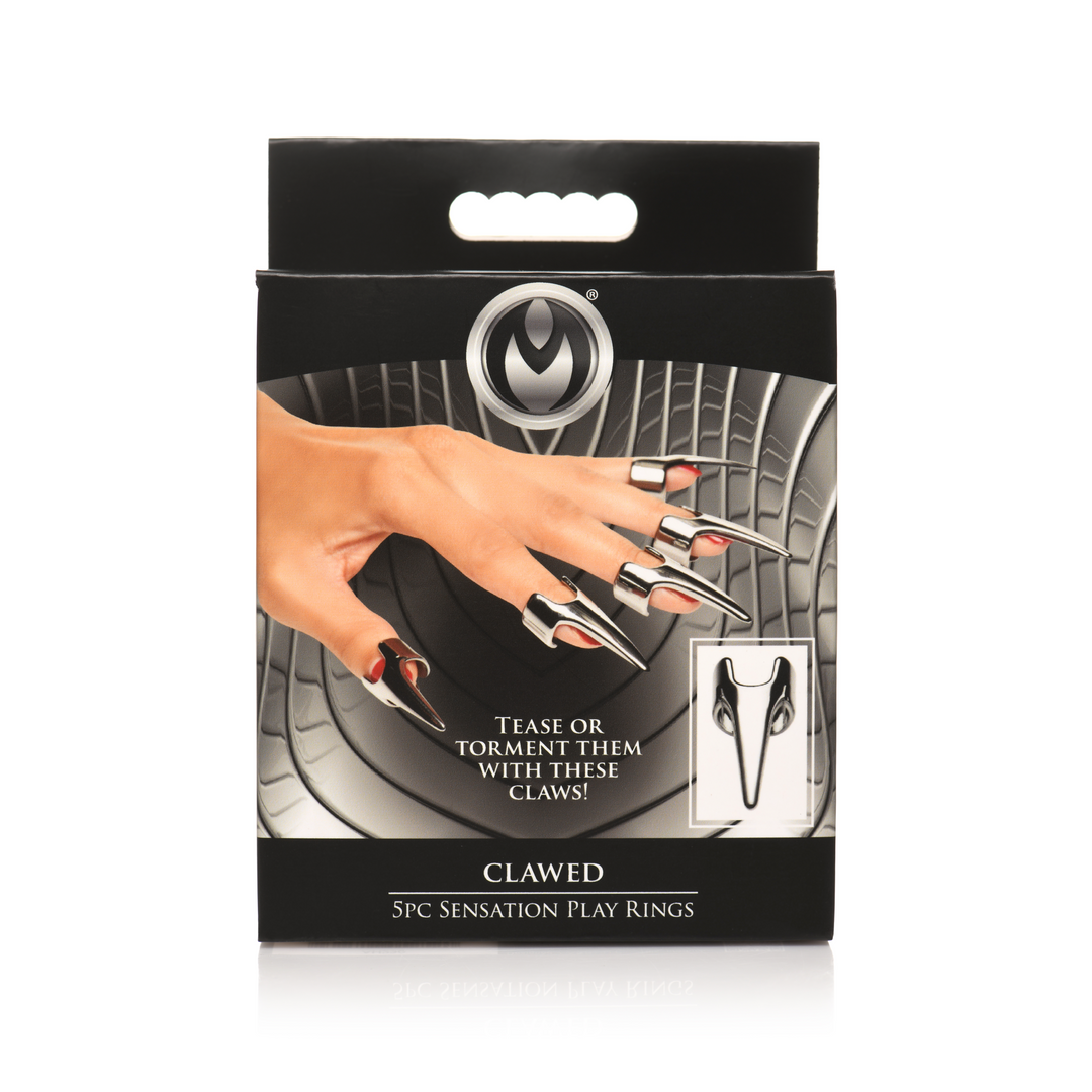 Xr brands Clawed - Sensation Play Ringen - 5 Stuks (848518052520)