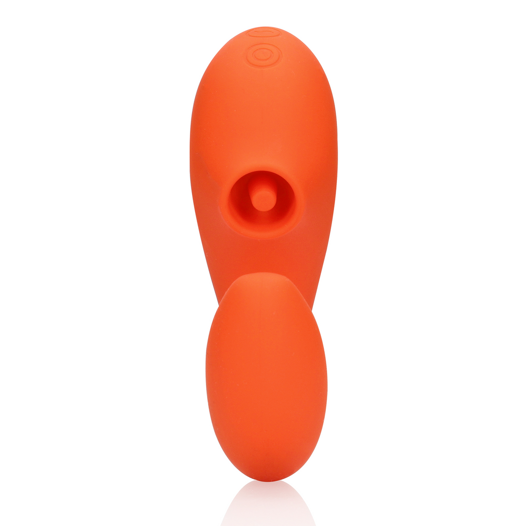 Loveline by shots G-Spot Vibrator met Clitorale Pulse Wave - Untamed Orange (8714273049292)