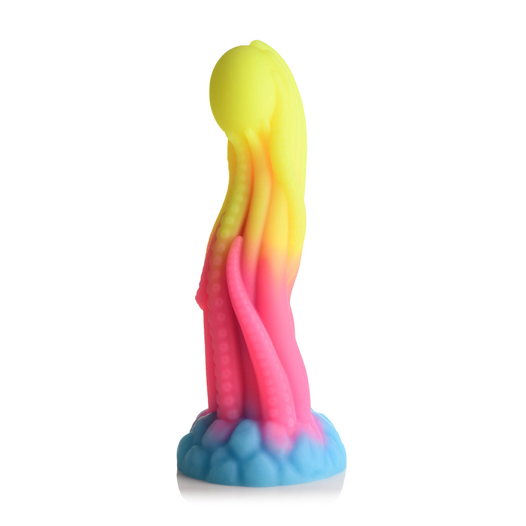 Xr brands Tenta Glow - Glow-in-the-Dark Silikon Dildo (848518054036)