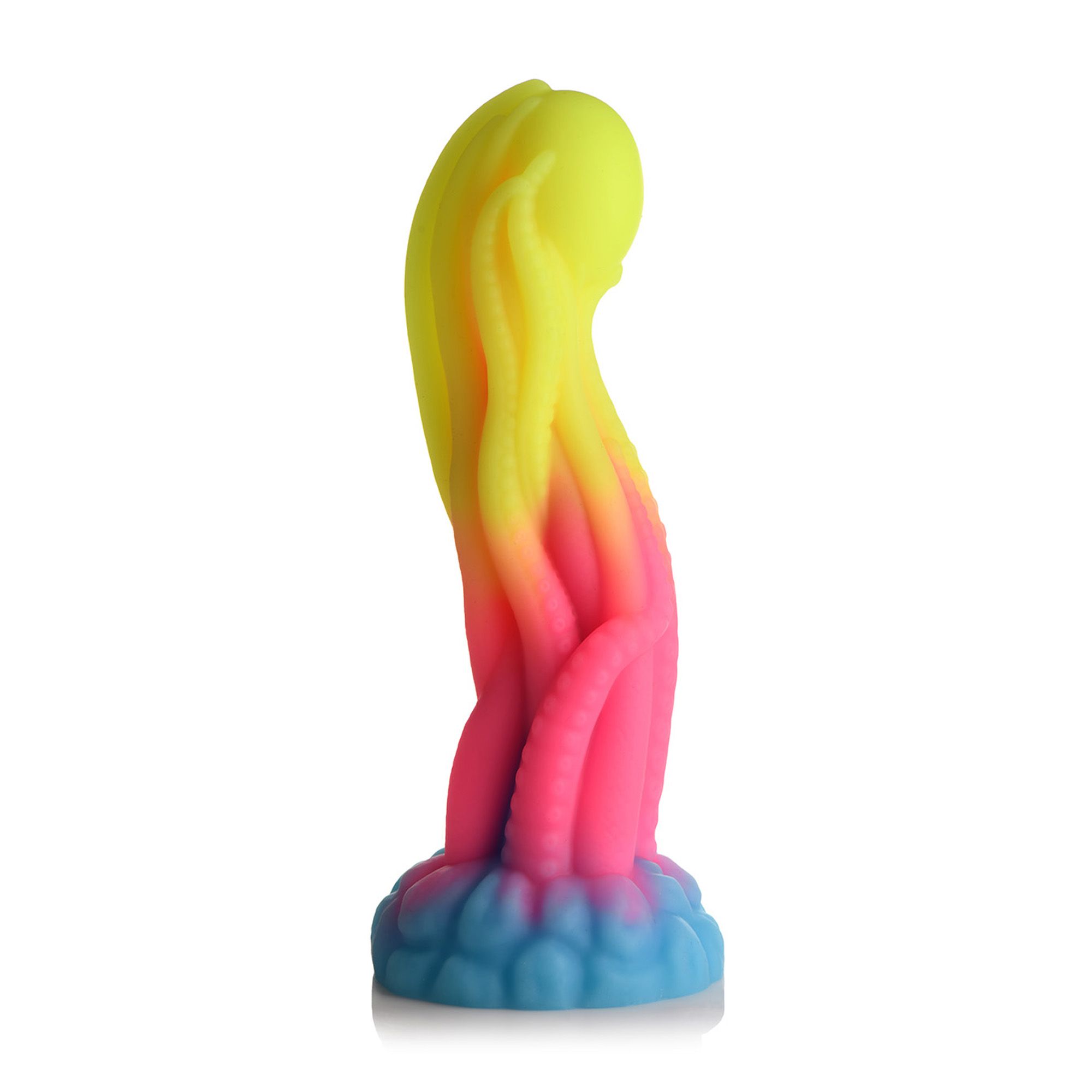 Xr brands Tenta Glow - Glow-in-the-Dark Silikon Dildo (848518054036)