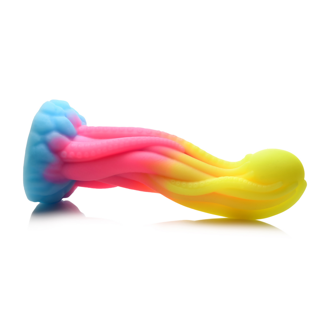 Xr brands Tenta Glow - Glow-in-the-Dark Silikon Dildo (848518054036)