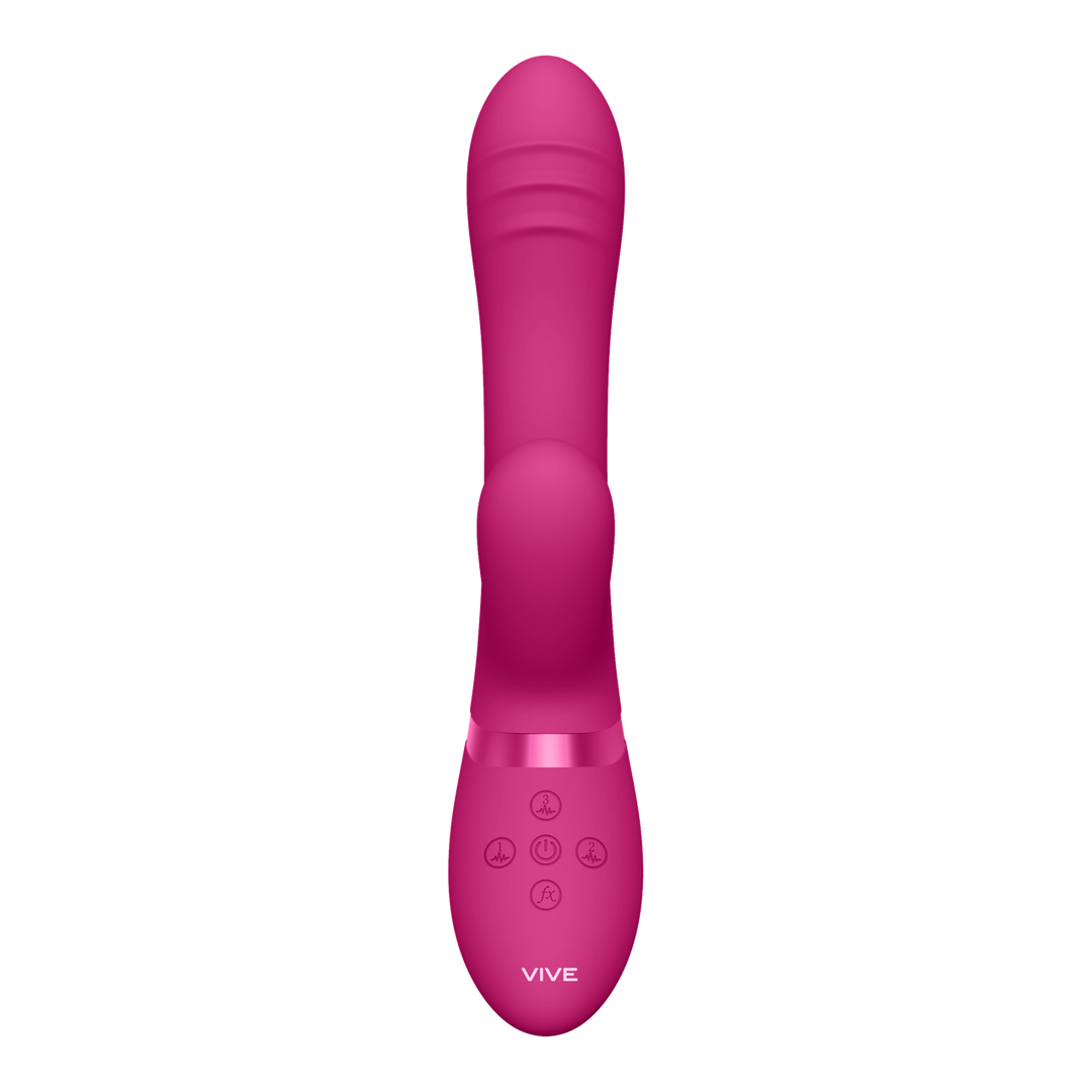 Vive by shots Tani - Finger Motion met Pulse-Wave Vibrator - Roze (7423522539583)