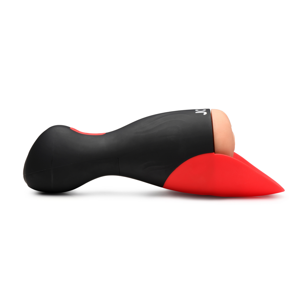 Curve toys Zuig- en Vibrerende Pussy Masturbator - Zwart (653078944754)