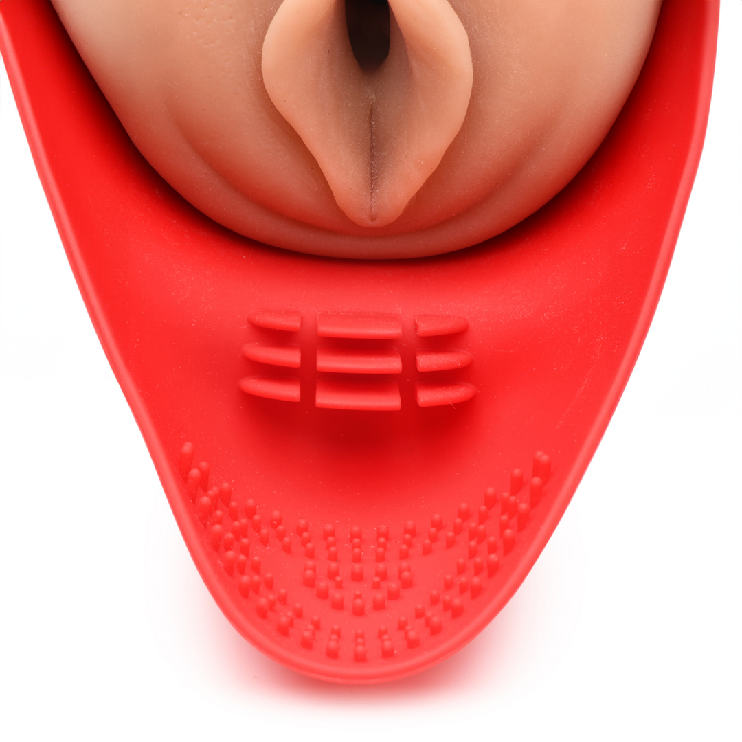 Curve toys Zuig- en Vibrerende Pussy Masturbator - Zwart (653078944754)
