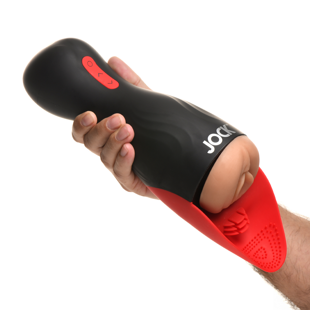 Curve toys Zuig- en Vibrerende Pussy Masturbator - Zwart (653078944754)