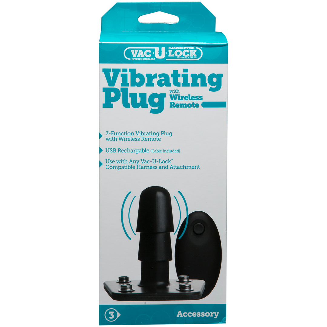 Doc johnson Vibrerende Plug met Draadloze Afstandsbediening (782421069056)