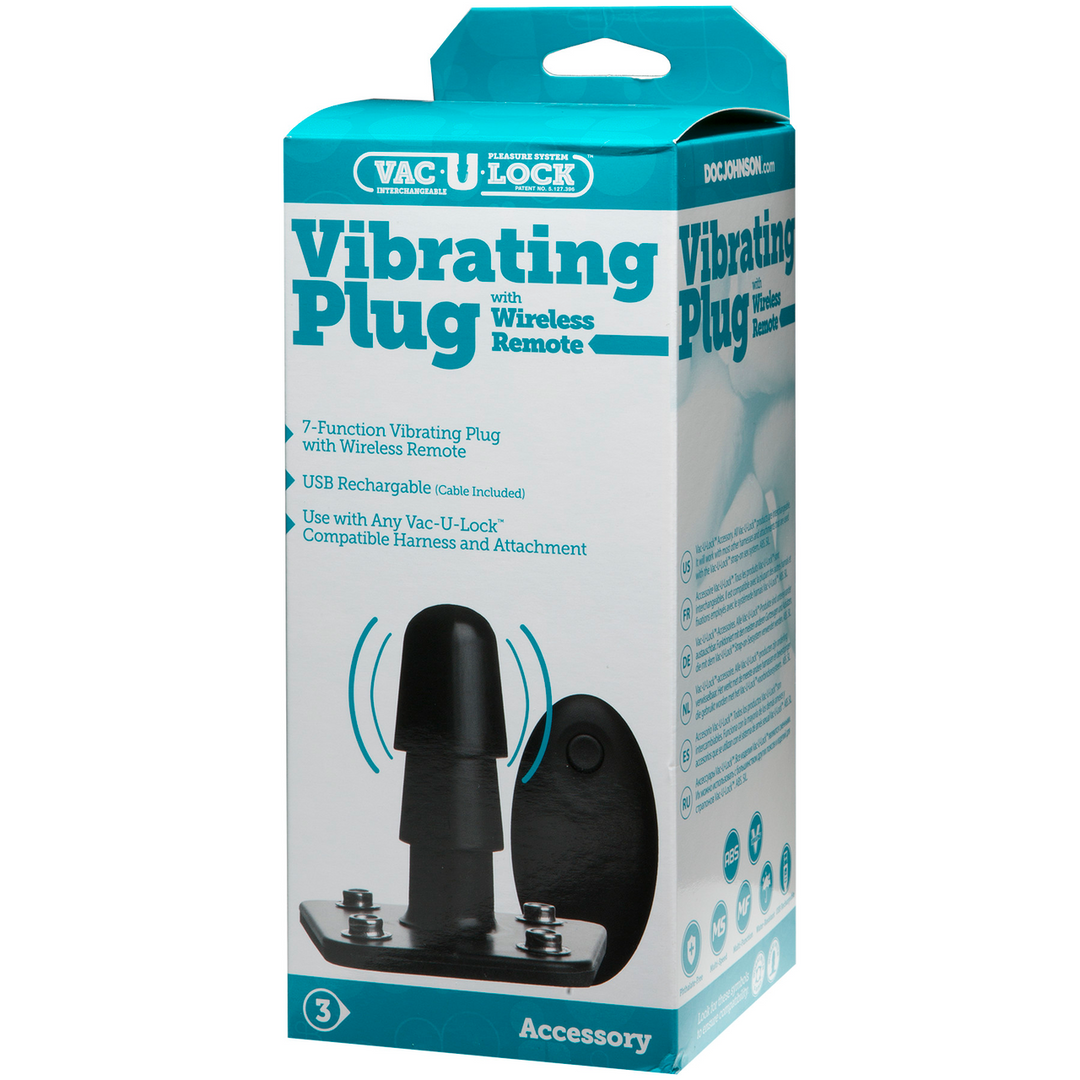 Doc johnson Vibrerende Plug met Draadloze Afstandsbediening (782421069056)
