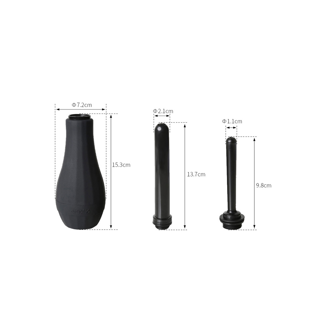 Perfectfitbrand Ergoflo Extra - Anale Douche - Zwart (854854005243)