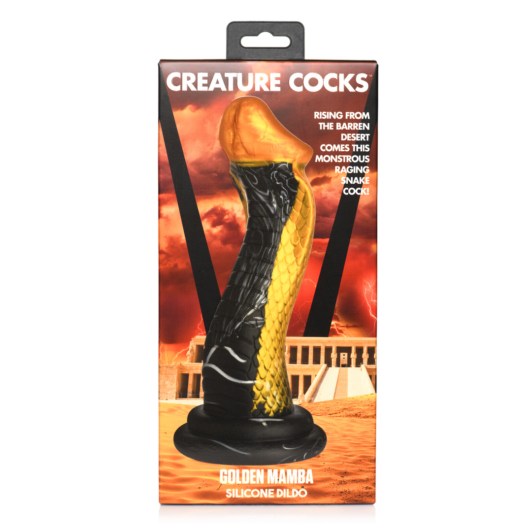Xr brands Gouden Slang - Siliconen Dildo (848518053220)