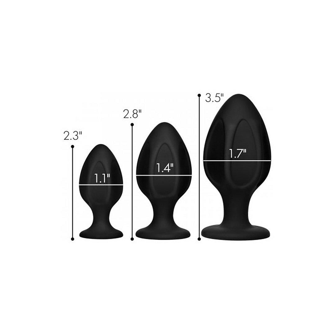 Xr brands Triple Juicers - Silicone Anale Trainer Set (848518042866)