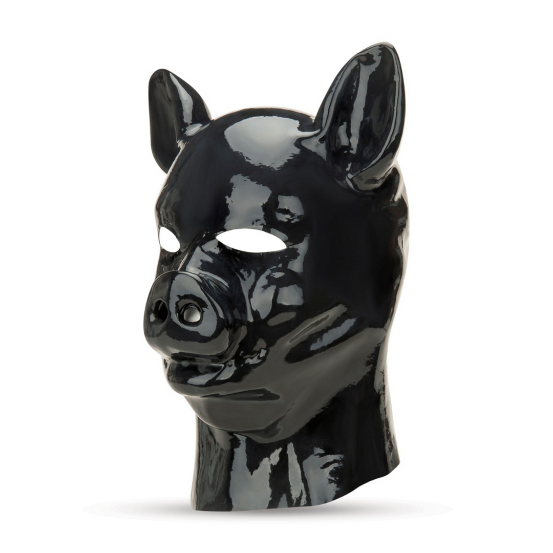 Prowler red Latex Pig Hood - Zwart (4890808281826)