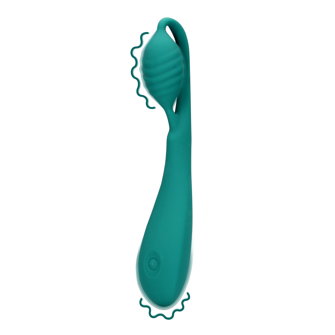 Loveline by shots G-Spot Vibrator met Parels - Blauw Groen (8714273049087)