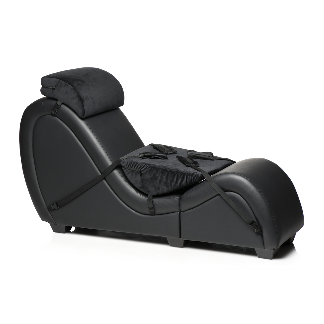 Xr brands Kinky Sex Chaise met Love Pillows - Zwart (848518052612)