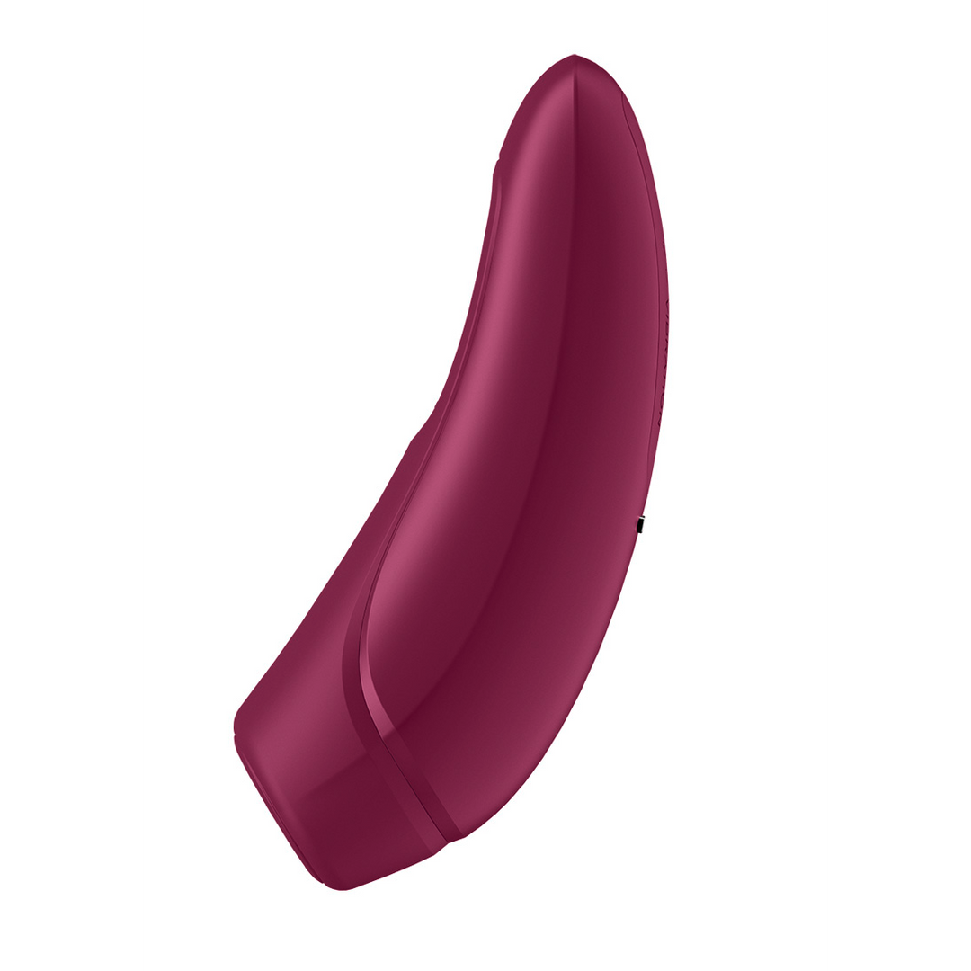 Satisfyer Curvy 1Plus - Air Pulse Stimulator en Vibratie - Roze Rood (4061504001821)