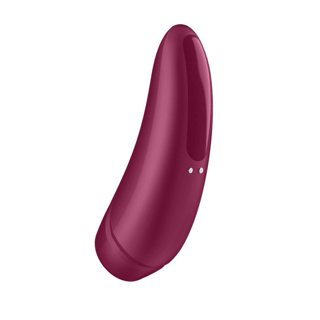 Satisfyer Curvy 1Plus - Air Pulse Stimulator en Vibratie - Roze Rood (4061504001821)
